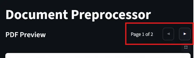 Page navigation controls