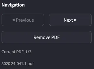 PDF navigation controls